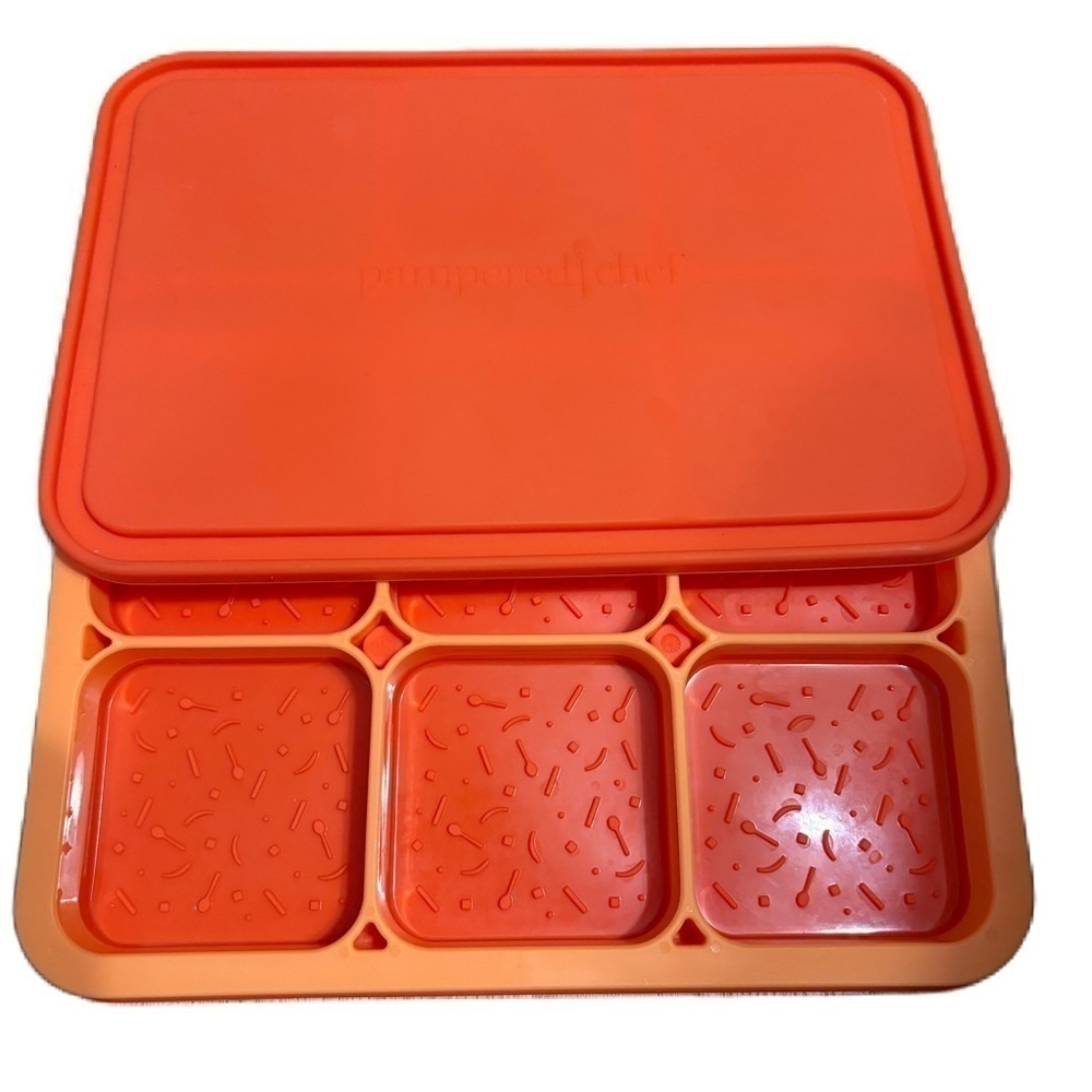 Pampered Chef 3 pc Silicone Ice Cream Sandwich maker molds DIY treats